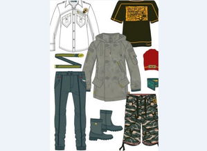 男裝男童創意服飾設計 矢量圖在時尚中的應用與創新